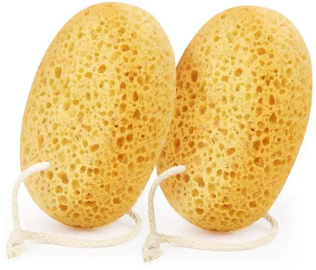Main image of 2PCS Bath Sponge, Large Shower Sponge for Women Men, Exfoliating Body Sponges with Dense Foam for Gentle & Deep Cleansing, for Sensitive Dry Skin