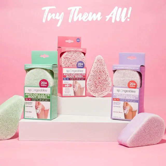 Alt view image 6 of 6 - Body Wash in a 20+ Wash Sponge, Sea Salt, 3 Count