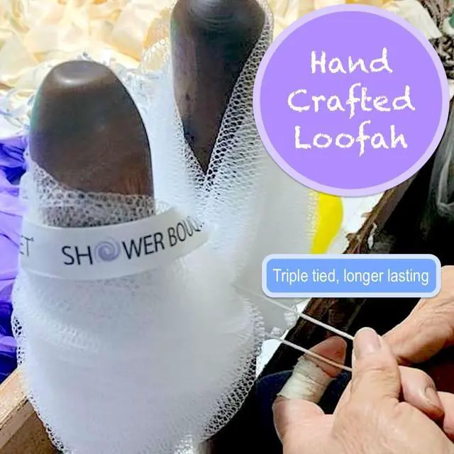 Alt view image 2 of 6 - Loofah Soft-White-Cloud Bath-Sponge 4-Pack Extra Large 75g