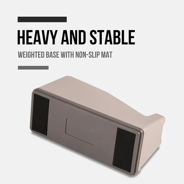 Alt view image 3 of 7 - Desktop Tape Dispenser Holder with Large 3 inch Core for Masking, Heat Transfer, Painters, Freezer, Kitchen Tape