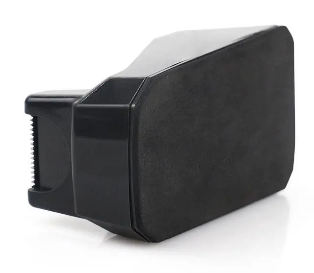 Alt view image 6 of 7 - Tape Dispensers Desk, 1 Pack Black with 12Rolls Transparent Tape, 1 Inch Core, for Gift Wrapping, School, Office and Home