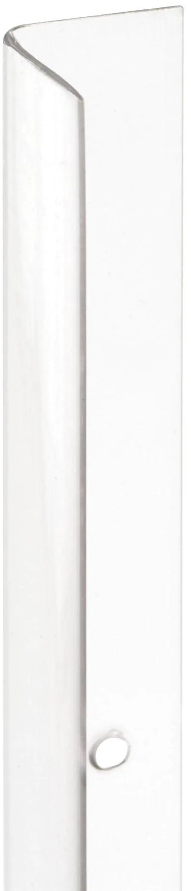 Main image of MP9130 Corner Shield Perforated, 1-1/8 In. x 48 in, Vinyl Construction, Clear, Fasteners Included (5 Pack)