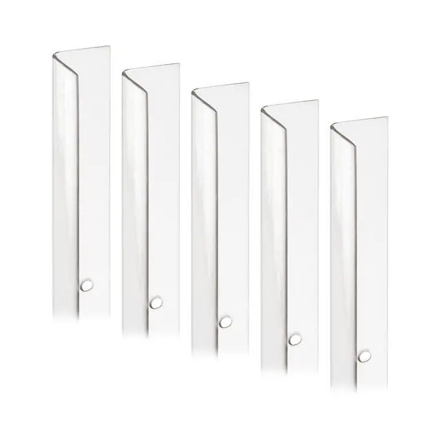 Alt view image 4 of 4 - MP9130 Corner Shield Perforated, 1-1/8 In. x 48 in, Vinyl Construction, Clear, Fasteners Included (5 Pack)