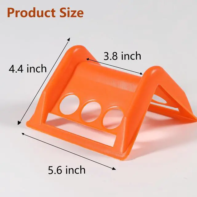 Alt view image 2 of 6 - 30 Pack Plastic Corner Protectors and Edge Protectors for Flatbed Trucks, Compatible with 4 Inch Ratchet Straps, Cargo Load Guard