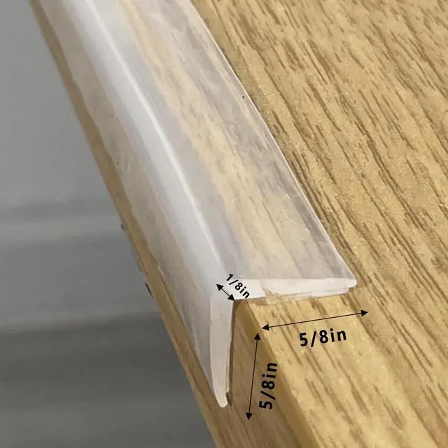Alt view image 3 of 6 - 100% Silicone Clear Edge Protector Baby Proofing Furniture Guard, 6FT