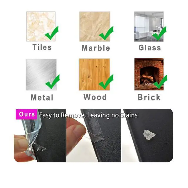 Alt view image 4 of 6 - 100% Silicone Clear Edge Protector Baby Proofing Furniture Guard, 6FT