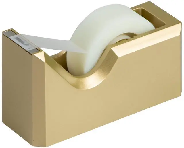 Main image of Colorful Desk Tape Dispensers - Gold - Sold Individually