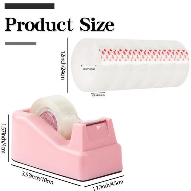 Alt view image 2 of 6 - Desktop Tape Dispenser with Nonskid Base,Includes 12Rolls of Tape