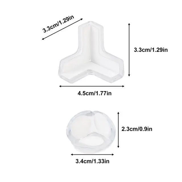 Alt view image 2 of 5 - 24 Pack Corner Guards Corner Protectors for BabyTable Corner Protectors for BabyFurniture GuardsBaby Proof Corner Protectors to Cover Sharp Furniture