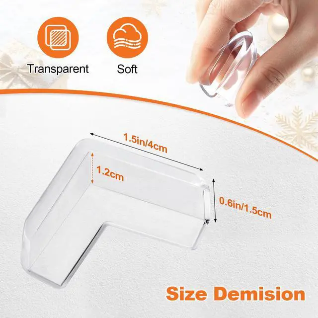 Alt view image 2 of 7 - 12 Pack Corner Protector Baby, Table Corner Protectors Guards Baby Proofing
