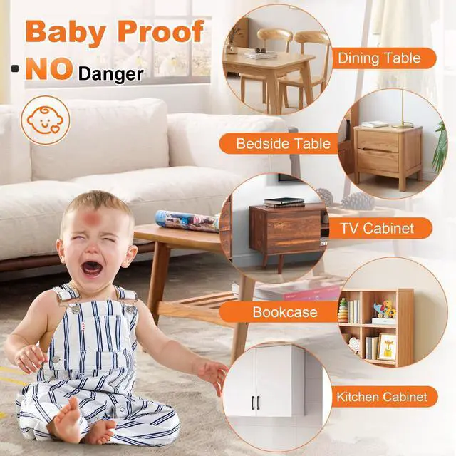 Alt view image 4 of 7 - 12 Pack Corner Protector Baby, Table Corner Protectors Guards Baby Proofing