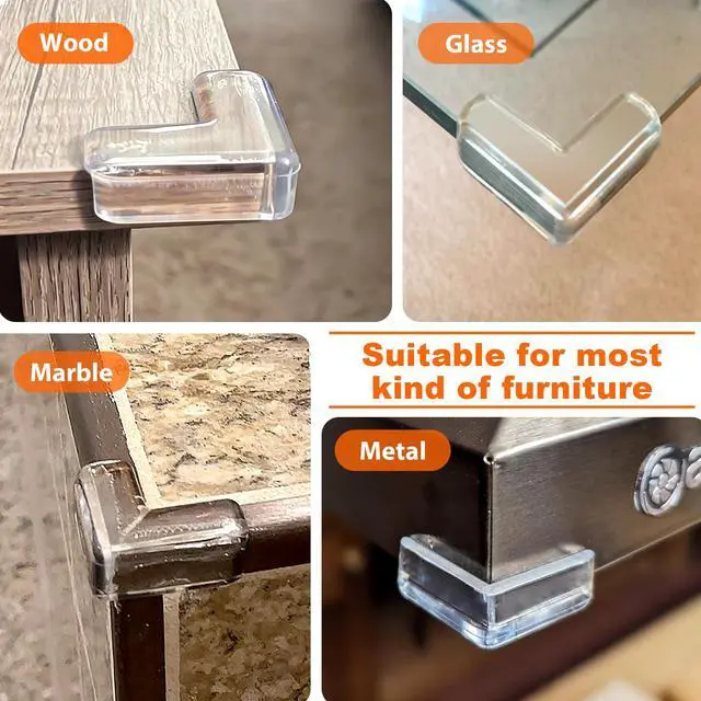 Alt view image 5 of 7 - 12 Pack Corner Protector Baby, Table Corner Protectors Guards Baby Proofing