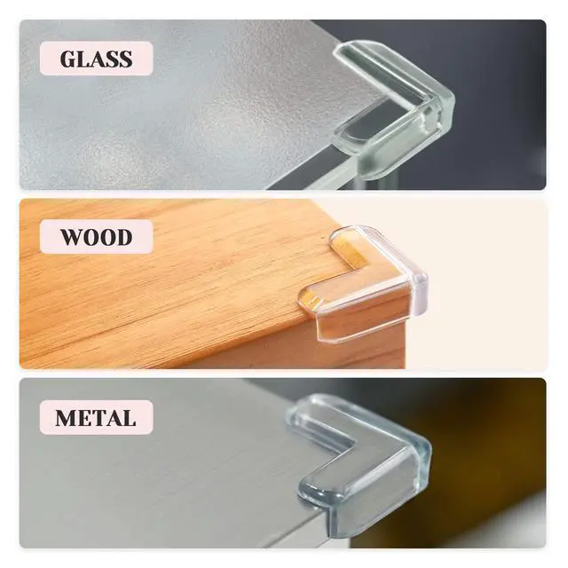 Alt view image 3 of 6 - 8 Pack Corner Protector for Baby, Clear Corner Protectors,Corner Guard