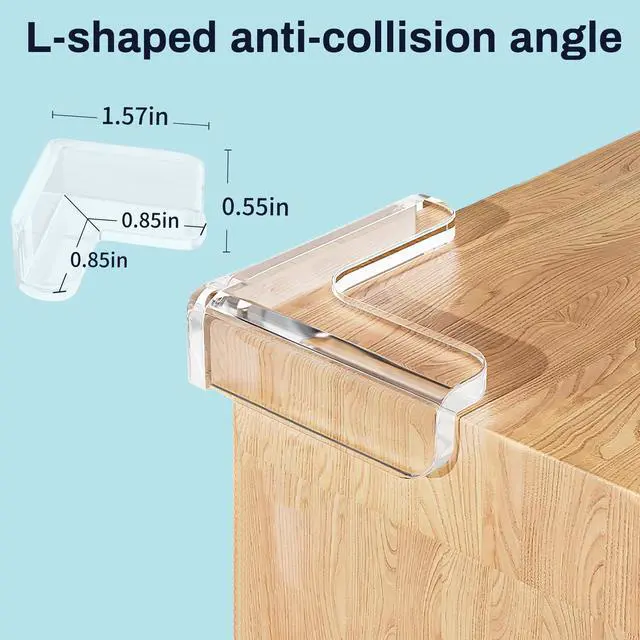 Alt view image 2 of 7 - 12 Pack Table Protectors, Corner Protector for Baby, Clear Furniture Corner Guards & Edge Safety Bumpers Cushion to Cover Sharp Furniture & Table Edges (12 Count (Pack of 1))