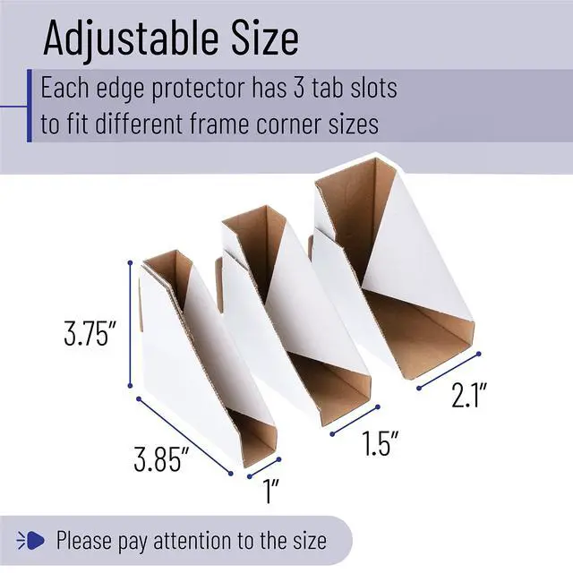 Alt view image 3 of 7 - Adjustable Cardboard Corner Protectors, 40 Pack