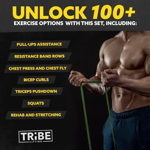 Alt view image 6 of 7 - Long Resistance Bands Set, 5 Pull Up Assistance Bands for Working Out