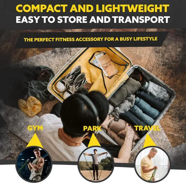 Alt view image 7 of 7 - Long Resistance Bands Set, 5 Pull Up Assistance Bands for Working Out