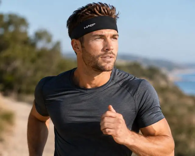 Alt view image 4 of 7 - 2 Inch Wide Pullover Running Headband Sweatband