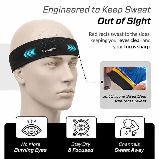 Alt view image 3 of 7 - 2 Inch Wide Pullover Running Headband Sweatband
