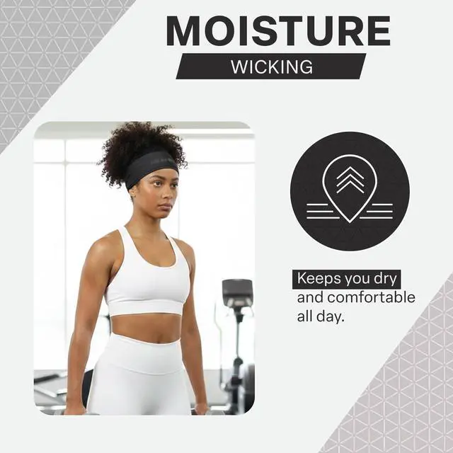 Alt view image 5 of 7 - Instant Cooling Headband for Women and Men, 3 Pack, Black