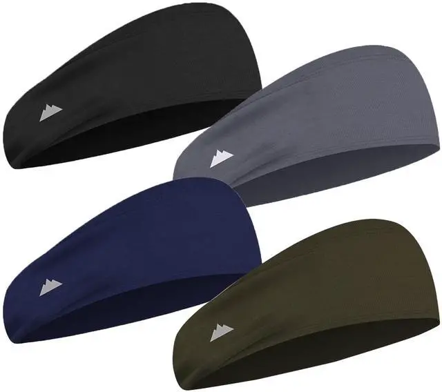 Main image of Mens Sweat Bands - Athletic Cycling Headbands for Sports and Workouts, Multicolor, One Size