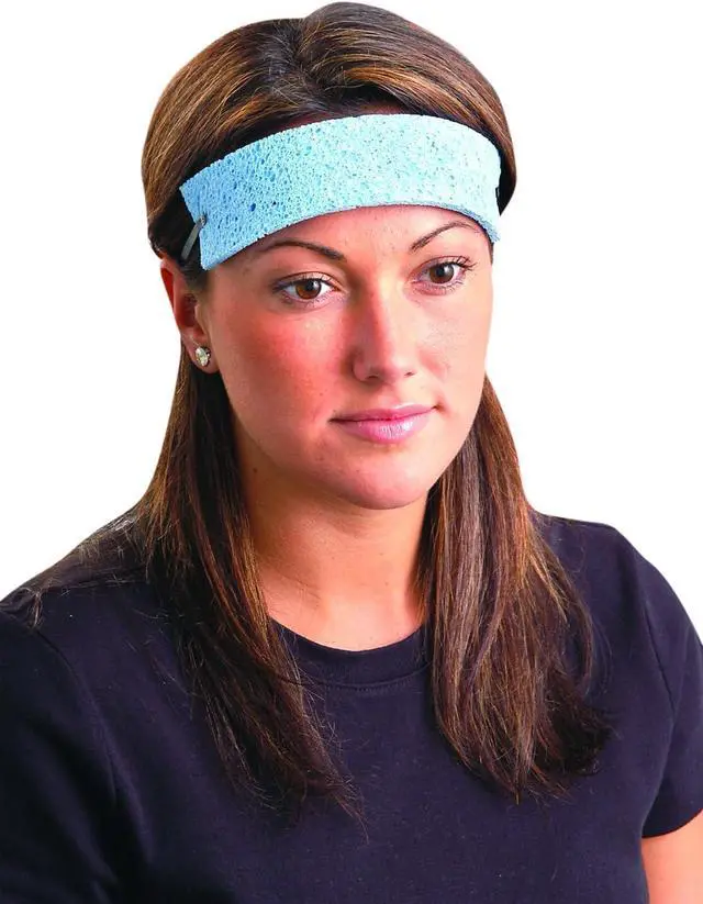 Main image of Sweatband for Head, Heat Relief, Absorbent Cellulose, 25-Pack