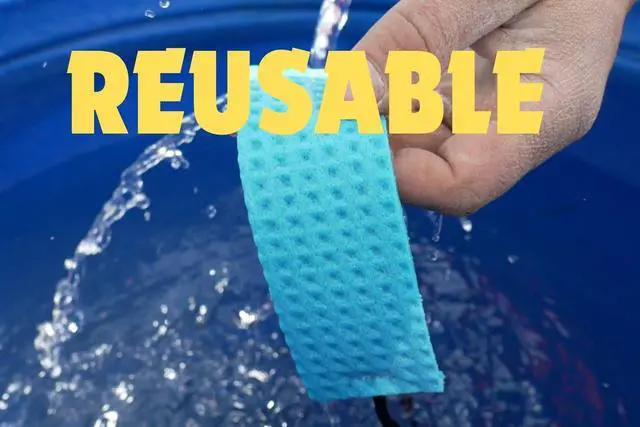Alt view image 5 of 5 - Sweatband for Head, Heat Relief, Absorbent Cellulose, 25-Pack