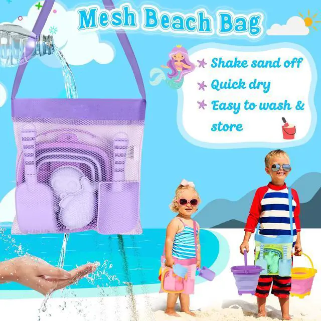 Alt view image 4 of 7 - Collapsible Beach Toys, 3 Silicone Sand Buckets for Kids Ages 3-10