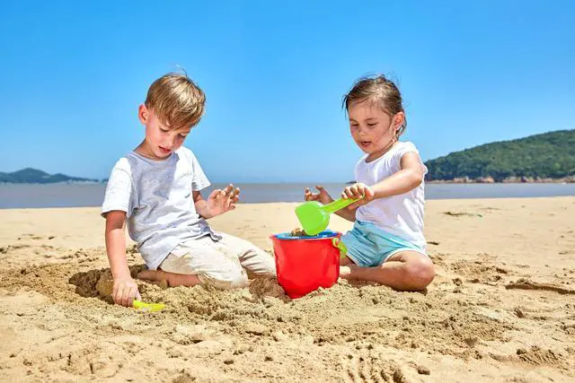 Alt view image 4 of 7 - Beach Basics Sand Toy Set Including Bucket Sifter, Rake, and Shovel Toys| Sand Toy Playset for Toddlers 18M+