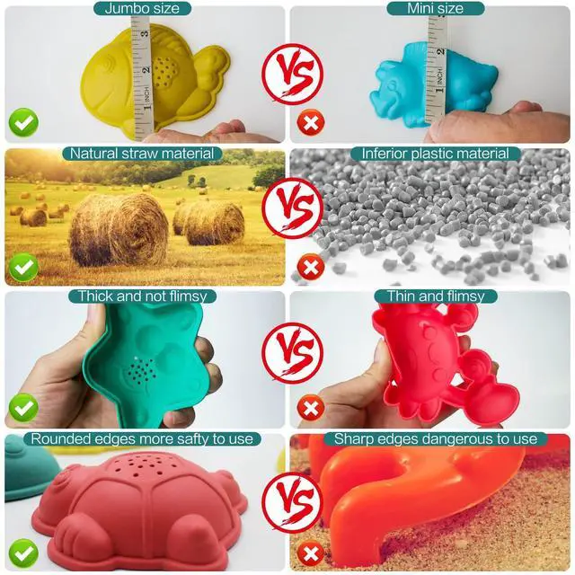 Alt view image 3 of 7 - Beach Toys for Kids 12 PCS - Collapsible Sand Toys Set for Toddlers