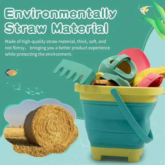 Alt view image 6 of 7 - Beach Toys for Kids 12 PCS - Collapsible Sand Toys Set for Toddlers