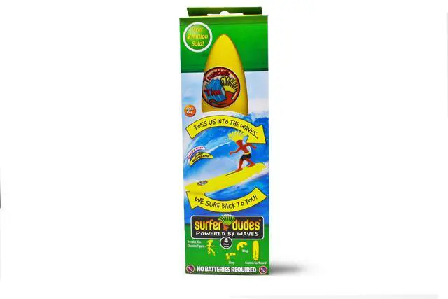 Alt view image 2 of 6 - Classics Wave Powered Mini-Surfer and Surfboard Toy - Trestles Tim