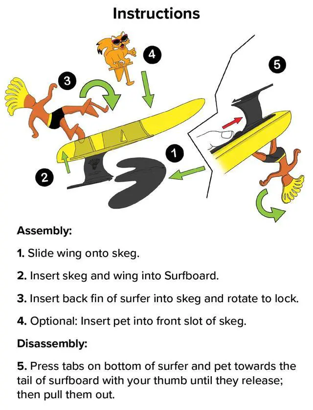 Alt view image 5 of 6 - Classics Wave Powered Mini-Surfer and Surfboard Toy - Trestles Tim