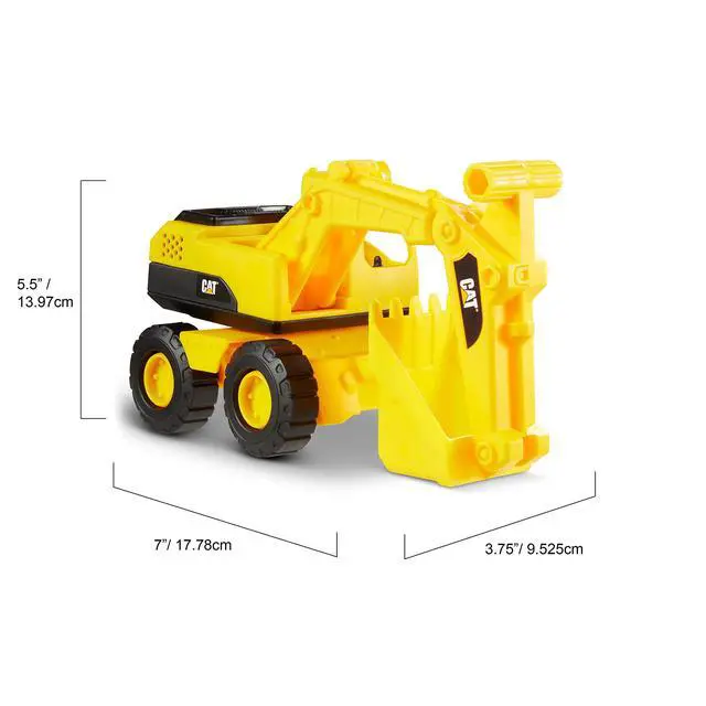 Alt view image 6 of 7 - Construction 7" Dump Truck, Loader & Excavator toys Combo Pack