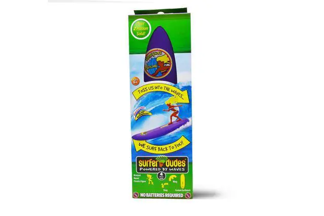 Alt view image 2 of 6 - Classics Wave Powered Mini-Surfer and Surfboard Toy - Newport Naomi