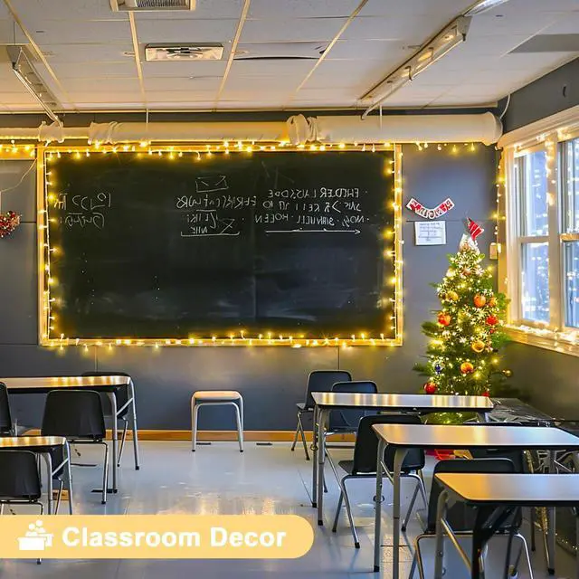 Alt view image 4 of 7 - 100 LED String Lights Indoor Bedroom Warm White Christmas Lights