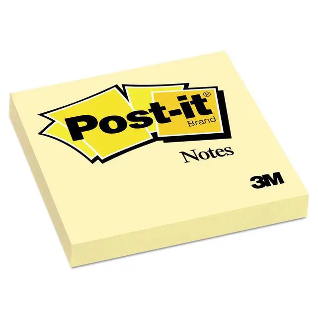 Alt view image 4 of 7 - Notes, 3 x 3 in, The Iconic Canary Yellow Note, 12 Pads