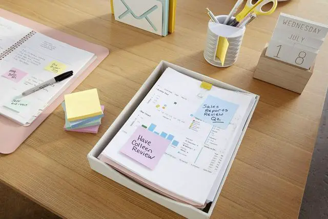 Alt view image 5 of 6 - Greener Notes, 3x3 in, 24 Pads, America's #1 Favorite Sticky Notes, Sweet Sprinkles Collection, Pastel Colors, Clean Removal, 100% Recycled Material (654R-24CP-AP)