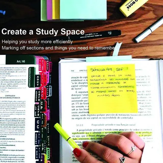 Alt view image 6 of 6 - Sticky Notes 3x3, Self-Stick Notes 36 Pads, 100 Sheets/Pad Sticky Post