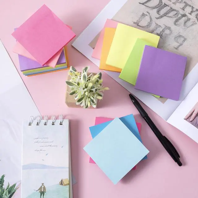Alt view image 6 of 7 - (16 Pack) Sticky Notes 3x3, Self-Stick Pads Bright Colors Sticky Note