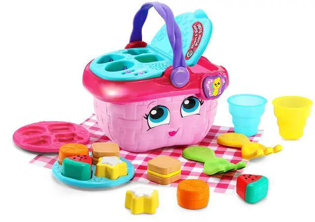 Main image of Shapes and Sharing Picnic Basket, Pink