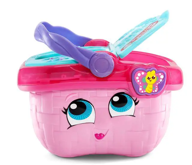 Alt view image 2 of 6 - Shapes and Sharing Picnic Basket, Pink