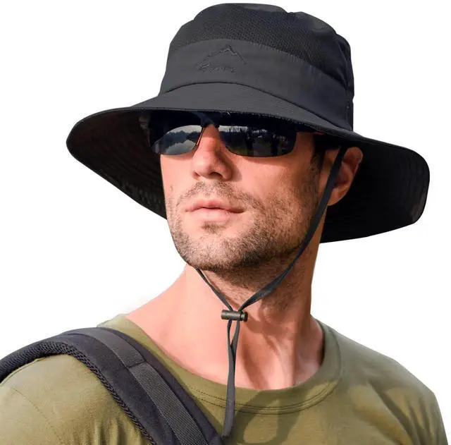 Main image of Sun Hats for Men Women Fishing Hat UPF 50+ Breathable Wide Brim Summer UV Protection Hat