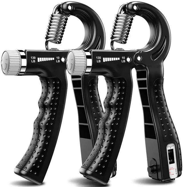 Main image of KDG Grip Strength Trainer 2 Pack Adjustable Resistance Forearm Exerciser