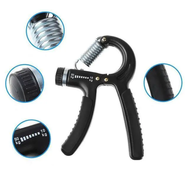 Alt view image 5 of 7 - 2 Pack Hand Grip Strengthener Adjustable Resistance 22-110 Lbs (10-50kg) -Hand Grip Exerciser, Strengthen Grip, Hand Squeezer, Forearm Grip, Hand Exercise, Gripper, Finger Strengthener