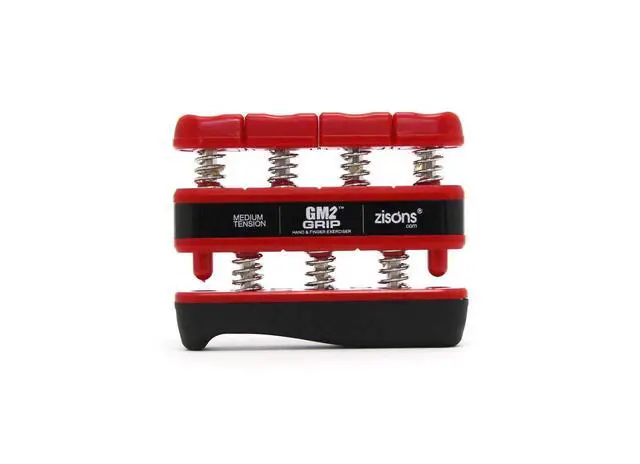 Alt view image 2 of 7 - Grip Exerciser, Hand Exerciser, Finger Exerciser. Red (7lb per Spring)