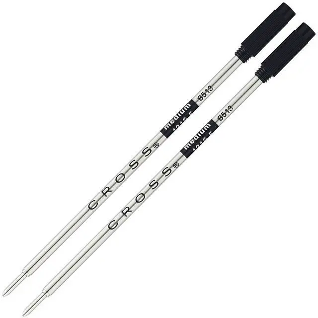 Main image of Ballpoint Pen Refill - Black - Medium - 2-Pack - Refill for Consistent Ink Flow - Quick-Drying &
