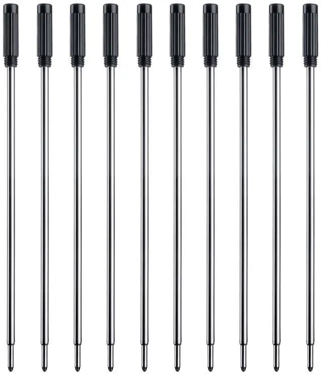 Main image of 10pcs Black Ink Pen Refills for Twist Pens Ballpoint Pen Refill