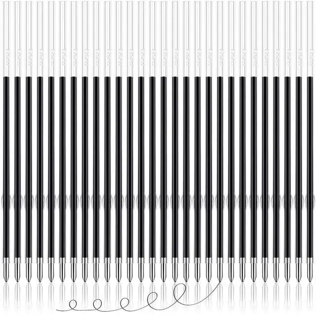 Main image of 100Pcs Ink Pen Refills Replaceable, 0.7mm Black Ballpoint Pen Refill