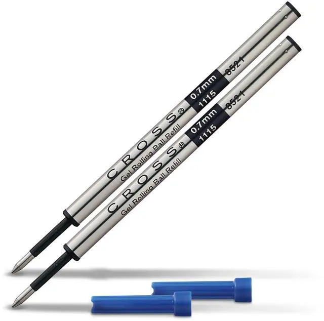 Main image of Selectip Gel Rollerball Pen Refill, Dual Pack, Blue Ink, 0.4mm